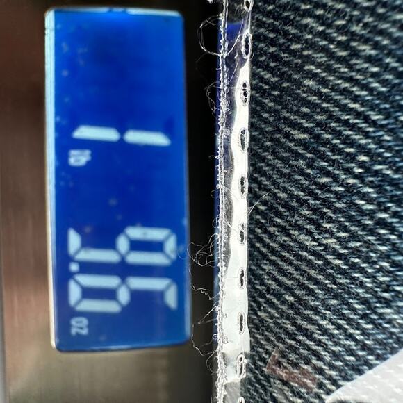 Madewell Jeans Womens 28 Blue Rail Straight Kaihara Denim Cuff Stretch Pockets - Picture 13 of 14